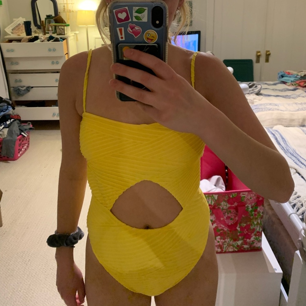NWT Yellow One Piece